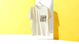 和紙とコットンのいいところ取りをしたミレーのTシャツ